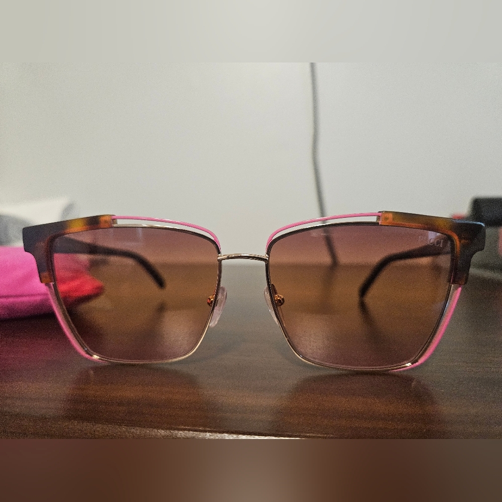 PUCCI  Pink and Brown Sunglasses